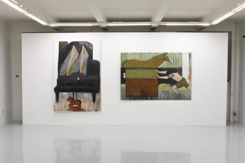 Jarmila Sabová Džuppová - Páv a bažant podľa vzoru dub