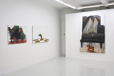 Jarmila Sabová Džuppová - Páv a bažant podľa vzoru dub