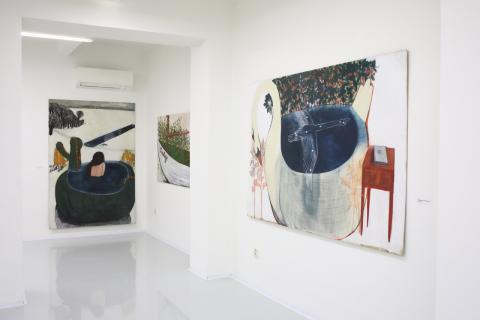 Jarmila Sabová Džuppová - Páv a bažant podľa vzoru dub