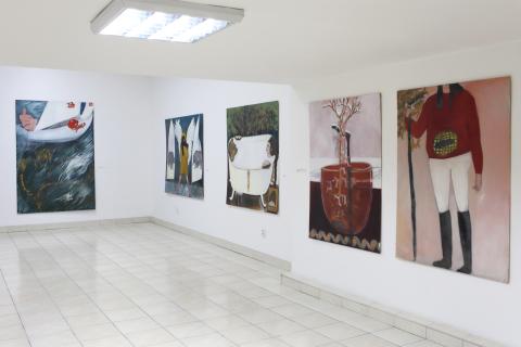 Jarmila Sabová Džuppová - Páv a bažant podľa vzoru dub