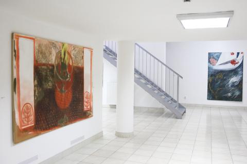 Jarmila Sabová Džuppová - Páv a bažant podľa vzoru dub